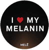 Brown Skin Girl Skincare Sticker by MELĒ