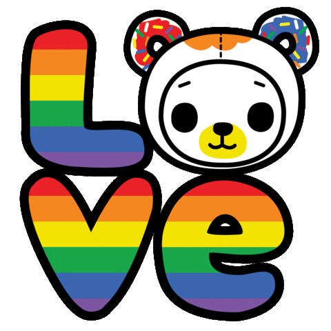 Love Is Love Pride Sticker by tokidoki