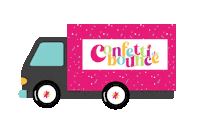 DFWConfettieBounce party texas confetti fort worth Sticker