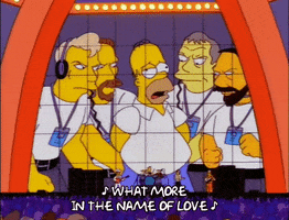 homer simpson fighting GIF