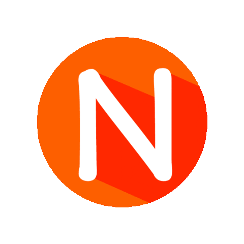Orange Abc Sticker