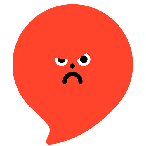 Sad Face Sticker