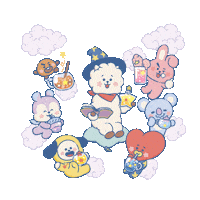 Magic Healing Sticker by BT21