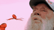 battaste pink psychedelic man flying GIF