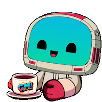 Good Morning Hello Sticker by Unblocked