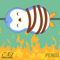 Fire Burn GIF by Pudgy Penguins