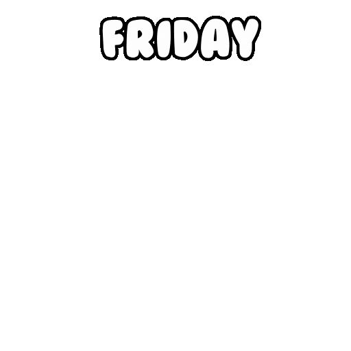 Its Friday Fire Sticker by Playember