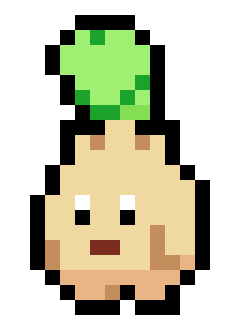 Pixel Plant Sticker