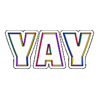 Happy Good Times Sticker by Paula Baines