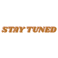 Stay Tuned Sticker by The Brow Project