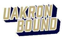 Ua College Bound Sticker by The University of Akron