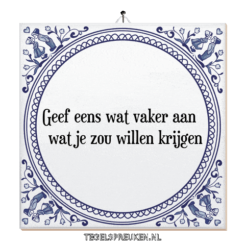 Respect Nl Sticker by Tegelspreuken.nl