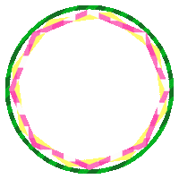 Circle Frame Sticker by しまみほ