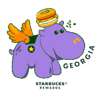 Georgia Hippo Sticker by Starbucks SG