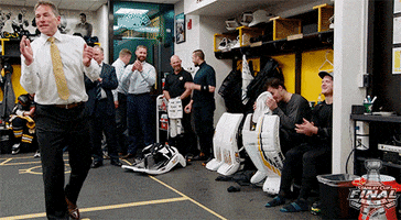 ice hockey laughing GIF by NHL