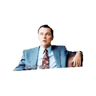 the wolf of wall street omg STICKER by imoji