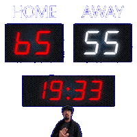 55 Away Sticker