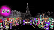 Happy Town Square GIF