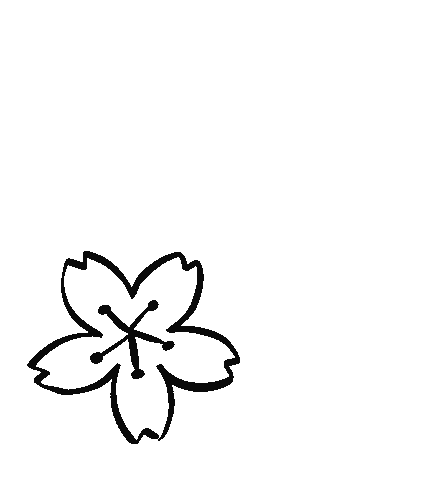 花 Cherry Blossom Sticker