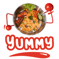 Comida Eating Sticker by Sarden Asahi