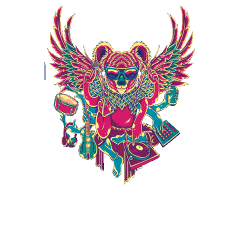 nyeonthehill festival new years eve music festival gippsland Sticker