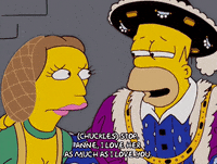 homer simpson laughing GIF