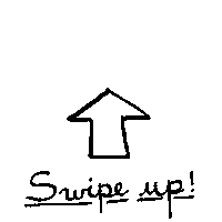 Swipe Up Sticker by RainToMe