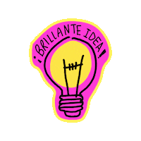intrepidas good idea brillante ideia Sticker