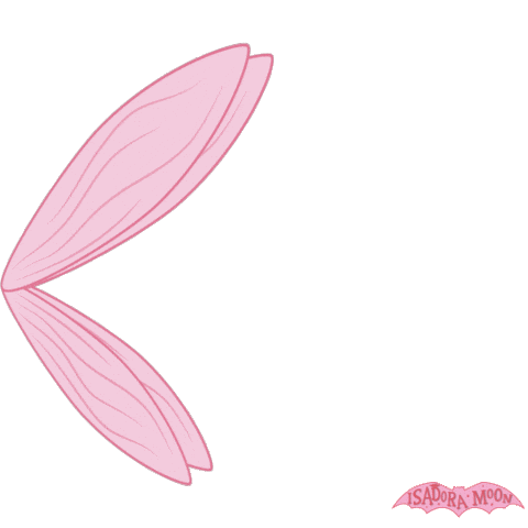 Flying Fairy Wings Sticker by Isadora Moon