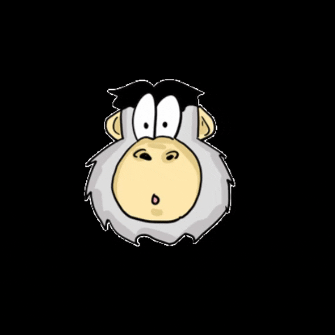 iggoyelfitra giphygifmaker monkey macaca dabar GIF