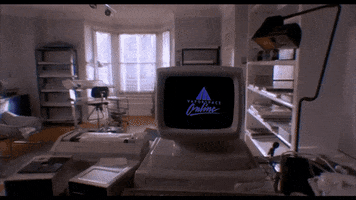 sl33py0range animation glitch vhs online GIF