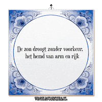 Arm Nl Sticker by Tegelspreuken.nl