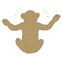 Home Monkey Sticker by Present Time