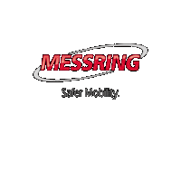 MESSRING logo brand bouncing messring Sticker
