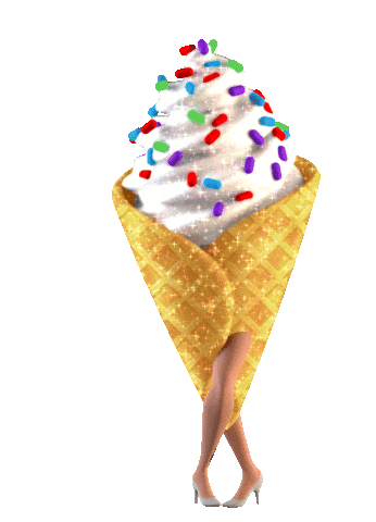 Ice Cream Dancing Sticker by saucehoee