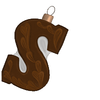 Kerstbal Sinterkerst Sticker