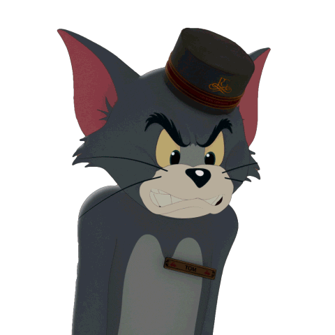 Angry Tom And Jerry Sticker by Warner Bros. UK & Ireland