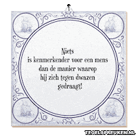 Spreuk Mens Sticker by Tegelspreuken.nl