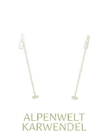 Alpenwelt_Karwendel ski bayern brett skier Sticker