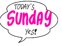 Sunday Sticker by ilu098