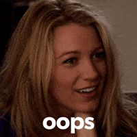 Uh Oh Oops GIF by Blake Lively Fan