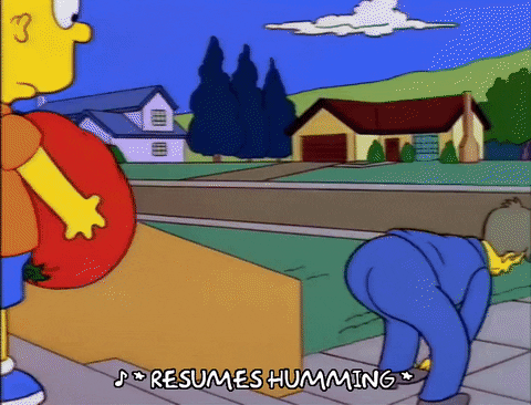 Shaking Season 4 GIF by The Simpsons