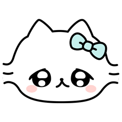 Jk ねこ Sticker by Minto Inc.