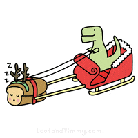 Merry Christmas Santa GIF by Loof and Timmy