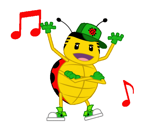 Excited Hip-Hop Sticker by Mother Goose Club