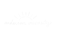 AndersonUniversitySC black gold university sunshine Sticker