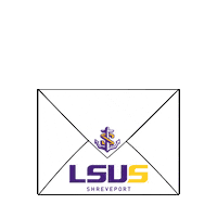 Acceptance Letter Sticker by Louisiana State University Shreveport