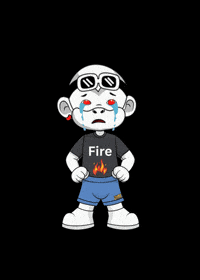 Sad Fire GIF by Zhot