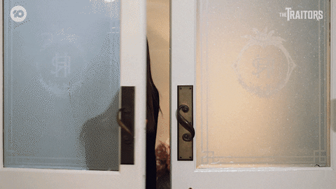 Shock Breakfast GIF by The Traitors Australia