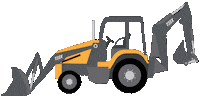 backhoe itsi Sticker by TEEX (Texas A&M Engineering Extension Service)